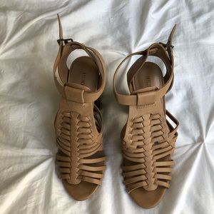 Merona Nude Heeled Sandals